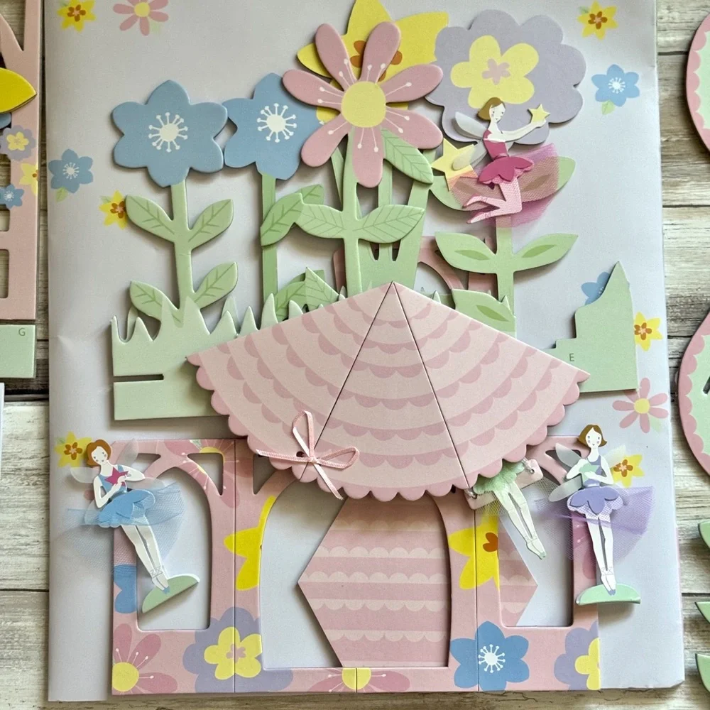 Meri Meri Fairy Wishes Party Decor Centerpiece & Garland New Unused Rare Decor